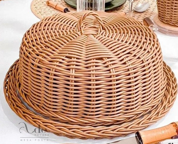 Rattan Food Cloche