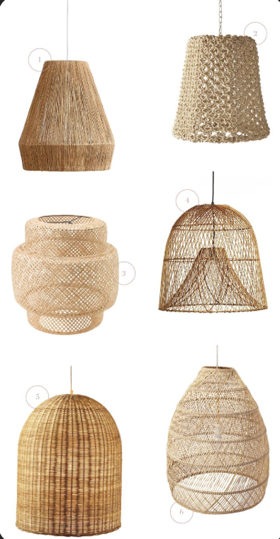 Rattan Pendant Light