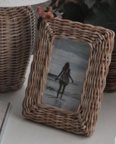 Rattan Photo Frame