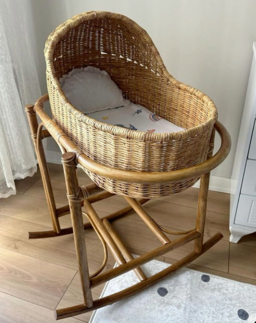 Rattan Baby Bassinet